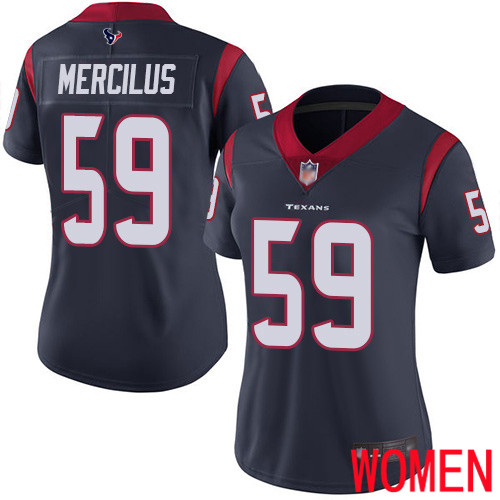 Houston Texans Limited Navy Blue Women Whitney Mercilus Home Jersey NFL Football #59 Vapor Untouchable->houston texans->NFL Jersey